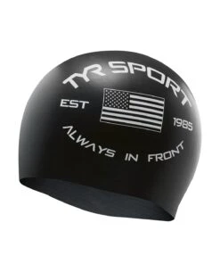 TYR Adult Silicone Swim Cap - "Always In Front"
