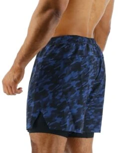 TYR Hydrosphere™ Men's Lined 6" Momentum Shorts - Midnight Camo -TYL Clothing Shop MASLMC3A 401 alt04