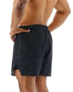 TYR Hydrosphere™ Men's Unlined 6" Momentum Shorts - Blackout Camo -TYL Clothing Shop MASUBC3A 001 alt03