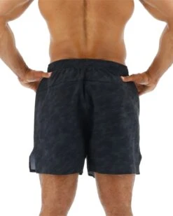 TYR Hydrosphere™ Men's Unlined 6" Momentum Shorts - Blackout Camo -TYL Clothing Shop MASUBC3A 001 alt04
