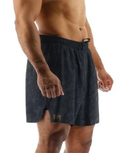 TYR Hydrosphere™ Men's Unlined 6" Momentum Shorts - Blackout Camo -TYL Clothing Shop MASUBC3A 001 alt06