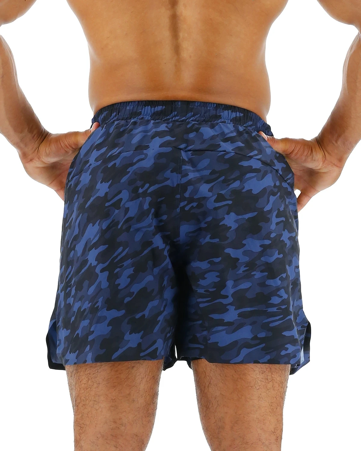 TYR Hydrosphere™ Men's Unlined 6" Momentum Shorts - Midnight Camo 4 TYR Hydrosphere™ Men's Unlined 6" Momentum Shorts - Midnight Camo - Image 2