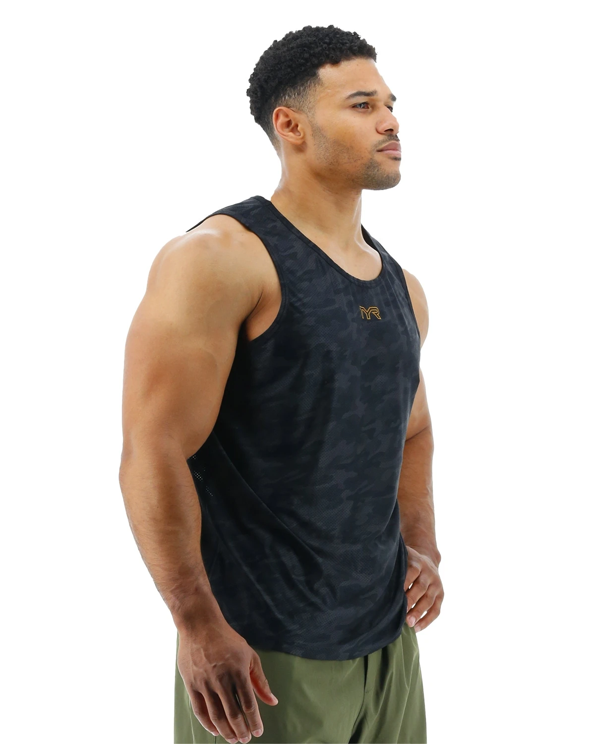 TYR Airtec™ Men's Tank - Blackout Camo 8 TYR Airtec™ Men's Tank - Blackout Camo - Image 6