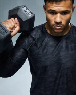 TYR Airtec™ Men's Long Sleeve Tee - Blackout Camo 20 TYR Airtec™ Men's Long Sleeve Tee - Blackout Camo -TYL Clothing Shop MPTLBC3A 001 alt09