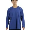 TYR ClimaDry™ Men's Raglan Long Sleeve Tech Tee - Solid / Heather -TYL Clothing Shop MPTLRS3A 981 main01