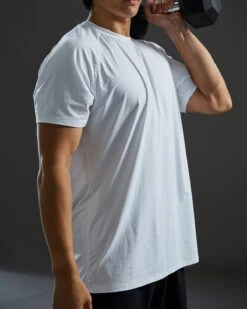 TYR ClimaDry™ Men's Raglan Tech Tee - Solid / Heather -TYL Clothing Shop MPTRSO3A 100 alt09