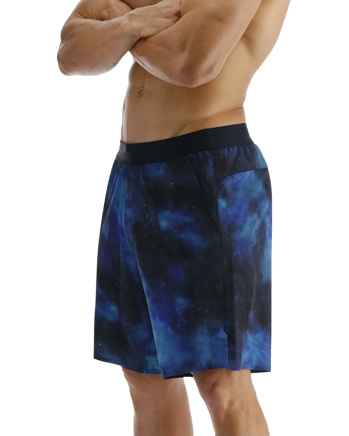 TYR Hydrosphere™ Men's Lined 7" Unbroken Shorts - Cosmic Night 5 TYR Hydrosphere™ Men's Lined 7" Unbroken Shorts - Cosmic Night - Image 3