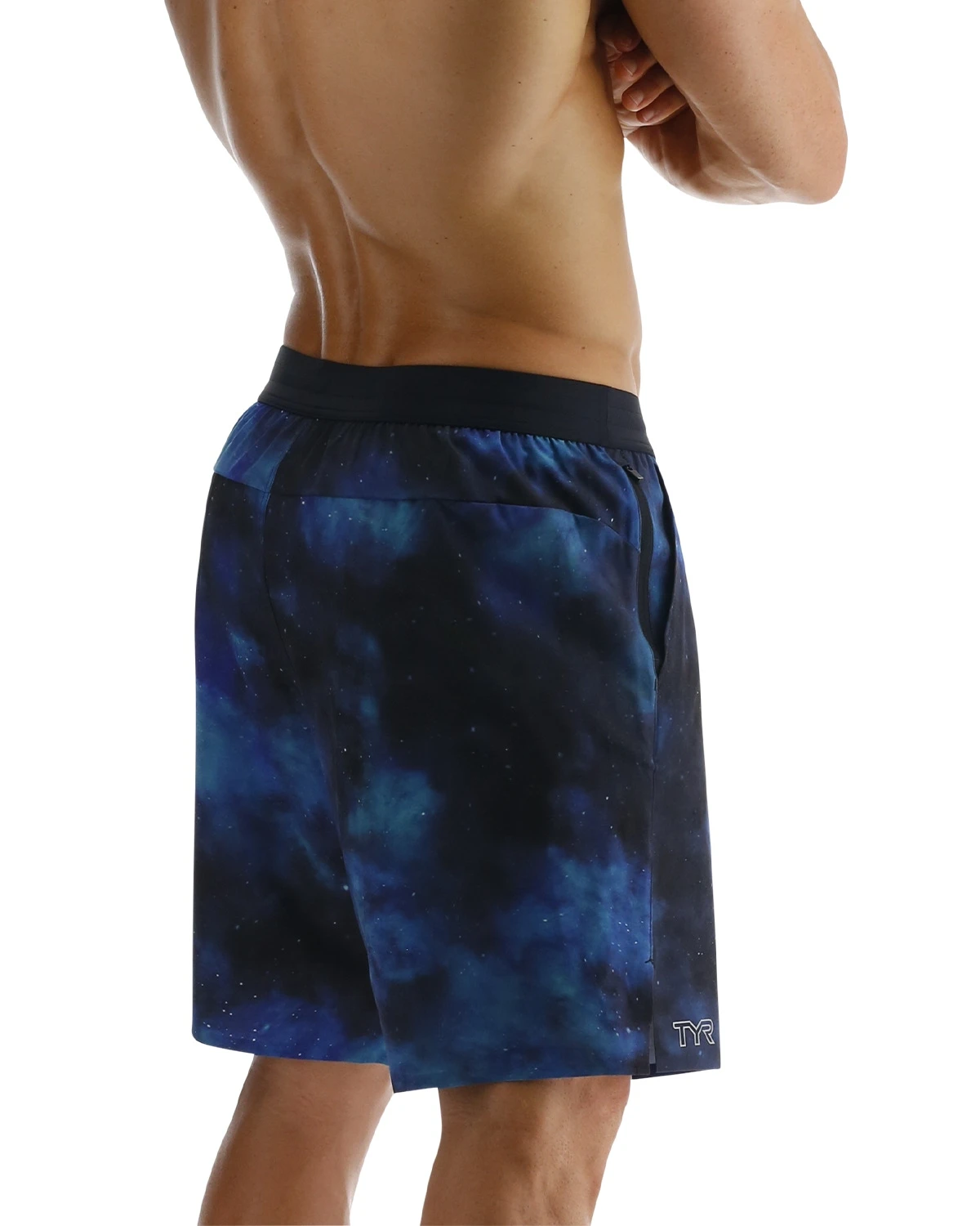 TYR Hydrosphere™ Men's Lined 7" Unbroken Shorts - Cosmic Night 7 TYR Hydrosphere™ Men's Lined 7" Unbroken Shorts - Cosmic Night - Image 5