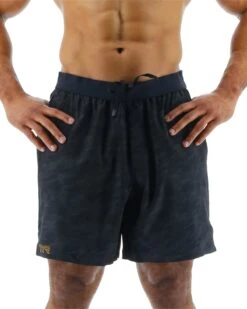 TYR Hydrosphere™ Men's Unlined 9" Unbroken Shorts - Blackout Camo -TYL Clothing Shop MUSNUB3A 001 alt03
