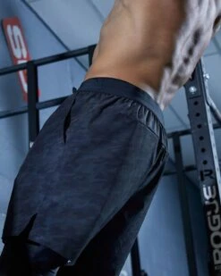 TYR Hydrosphere™ Men's Unlined 9" Unbroken Shorts - Blackout Camo -TYL Clothing Shop MUSNUB3A 001 alt10