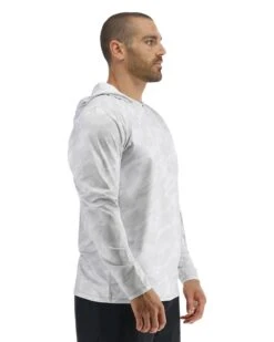 TYR SunDefense™ Men's Vented Hooded Shirt - Camohex -TYL Clothing Shop PMLHCA7A 990 alt06