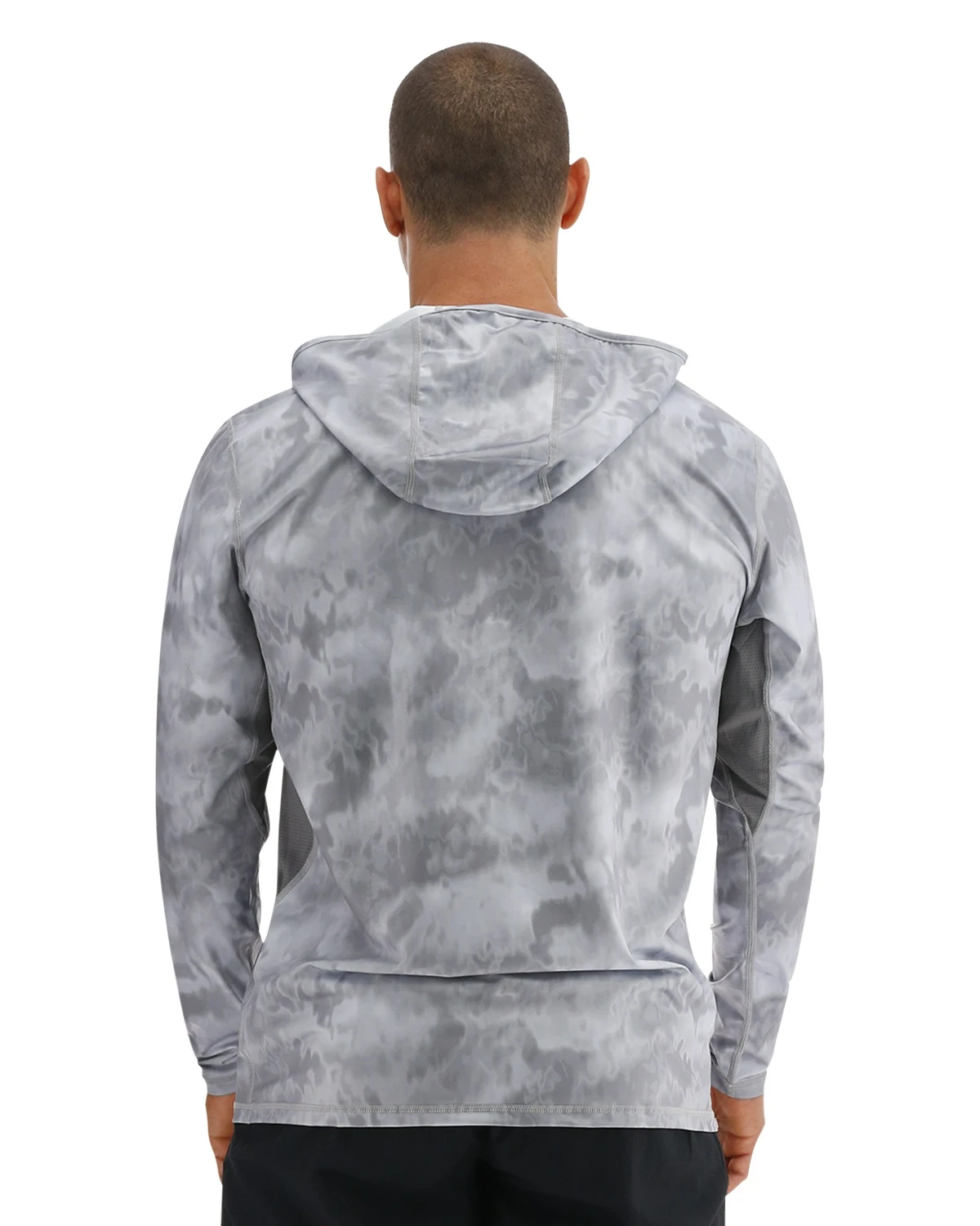 TYR SunDefense™ Men's Vented Hooded Shirt - Turbulent 4 TYR SunDefense™ Men's Vented Hooded Shirt - Turbulent - Image 2