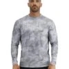 TYR SunDefense™ Men's Vented Long Sleeve Crew Shirt - Turbulent -TYL Clothing Shop PMLSTU7A 988 main01