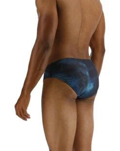 TYR Durafast Elite® Men's Brief Swimsuit - Cosmic Night -TYL Clothing Shop RCMN7A 978 alt04
