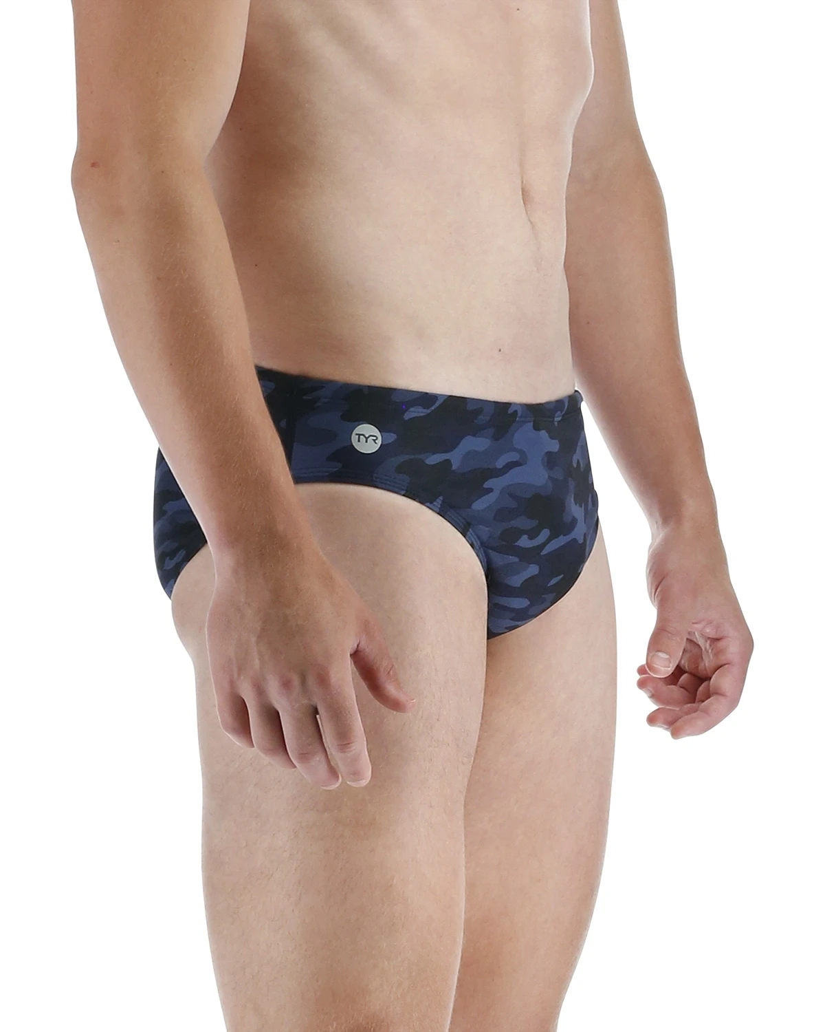 TYR Durafast Elite® Men's Brief Swimsuit - Midnight Camo 8 TYR Durafast Elite® Men's Brief Swimsuit - Midnight Camo - Image 6
