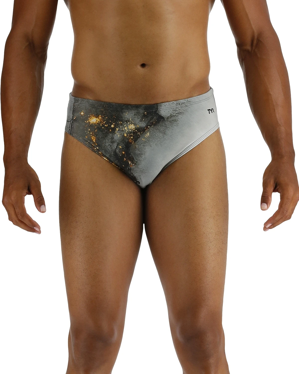 TYR Durafast Elite® Men's Brief Swimsuit - Pyrite 3 TYR Durafast Elite® Men's Brief Swimsuit - Pyrite