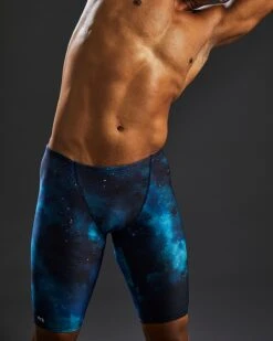 TYR Durafast Elite® Men's Jammer Swimsuit - Cosmic Night 21 TYR Durafast Elite® Men's Jammer Swimsuit - Cosmic Night -TYL Clothing Shop SCMN7A 978 alt08