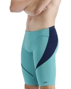 TYR Durafast Elite® Men's Curve Splice Jammer Swimsuit - Solid -TYL Clothing Shop SCSOD7A 888 alt03