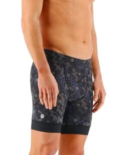 TYR Durafast Elite® Men's Workout Jammer Swimsuit - Carbon Hex -TYL Clothing Shop SFCHX7A 100 alt06