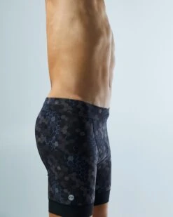 TYR Durafast Elite® Men's Workout Jammer Swimsuit - Carbon Hex -TYL Clothing Shop SFCHX7A 100 alt08