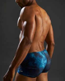 TYR Durafast Elite® Men's Square Leg Swimsuit - Cosmic Night 23 TYR Durafast Elite® Men's Square Leg Swimsuit - Cosmic Night -TYL Clothing Shop SQCMN7A 978 alt10