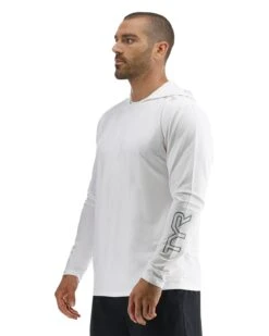 TYR SunDefense™ Men's Vented Hooded Shirt - Solid 17 TYR SunDefense™ Men's Vented Hooded Shirt - Solid -TYL Clothing Shop TSMPLH7A 100 alt04
