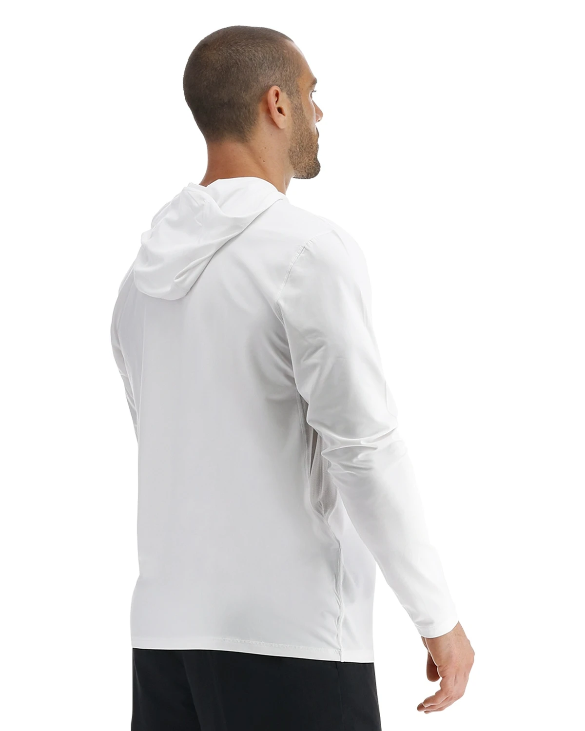TYR SunDefense™ Men's Vented Hooded Shirt - Solid 7 TYR SunDefense™ Men's Vented Hooded Shirt - Solid - Image 5