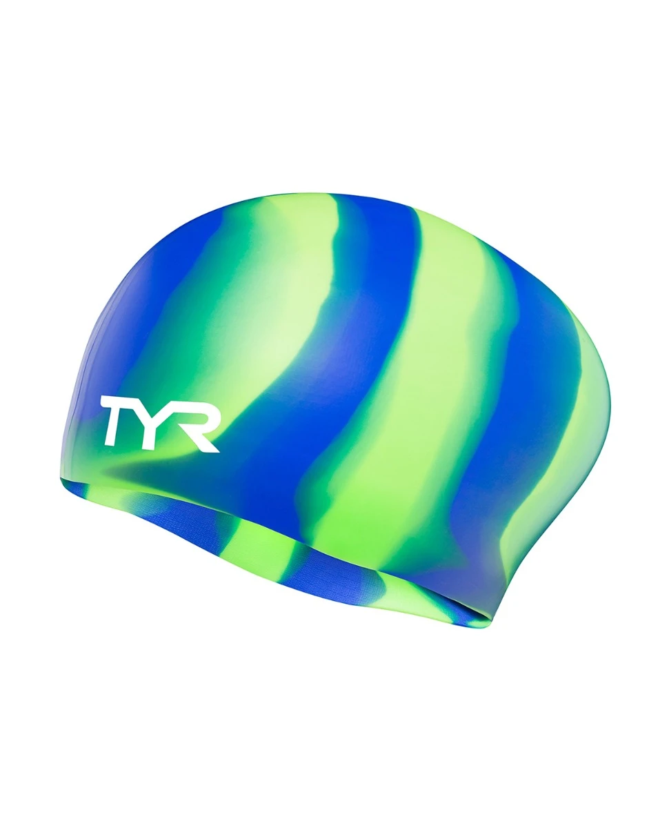 TYR Adult Silicone Long Hair Wrinkle-Free Swim Cap 4 TYR Adult Silicone Long Hair Wrinkle-Free Swim Cap - Image 3
