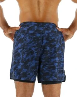 TYR Hydrosphere™ Men's Lined 6" Momentum Shorts - Midnight Camo -TYL Clothing Shop maslmc3a 401 main02