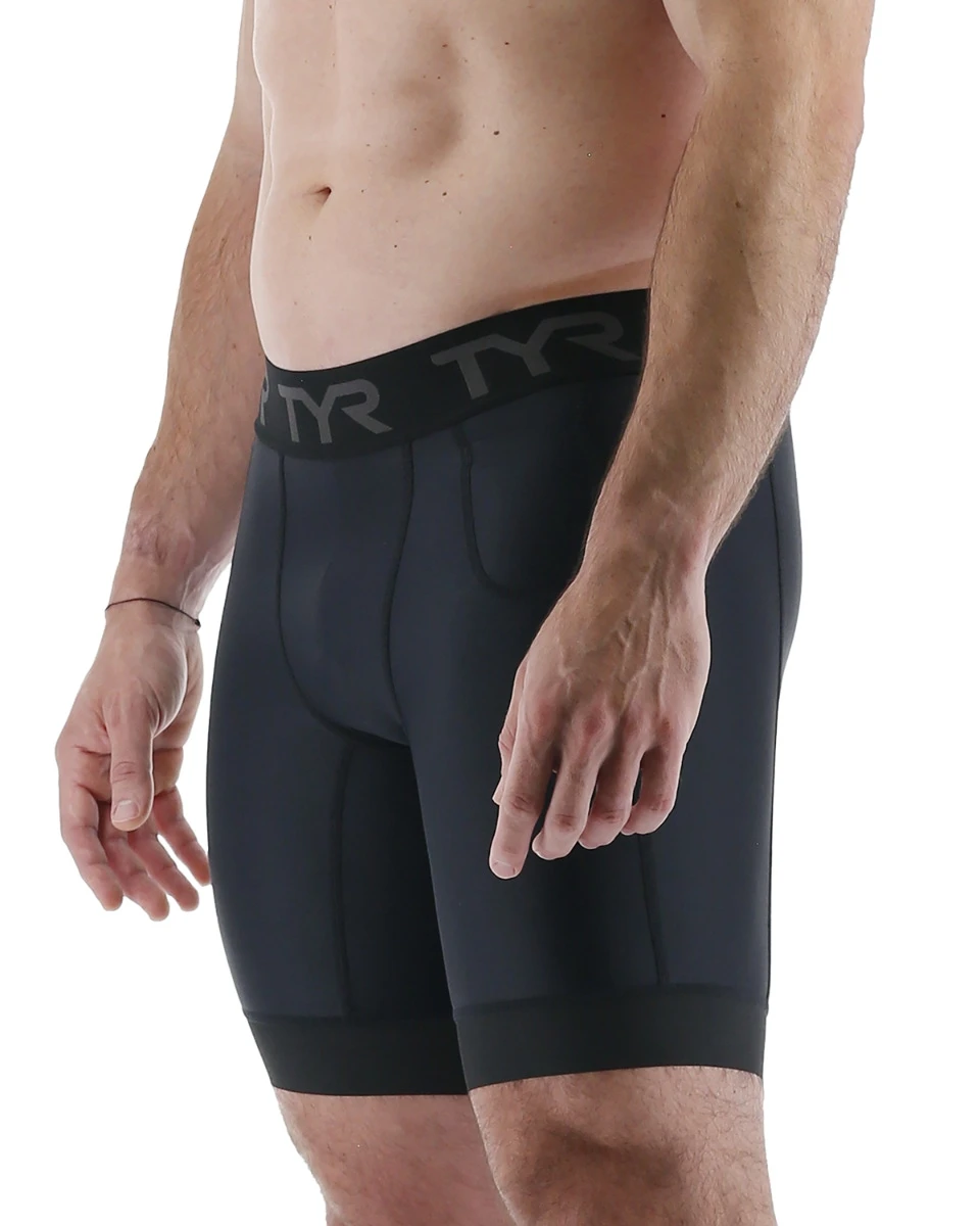 TYR Compression Men's Compression Short - Solid 5 TYR Compression Men's Compression Short - Solid - Image 3