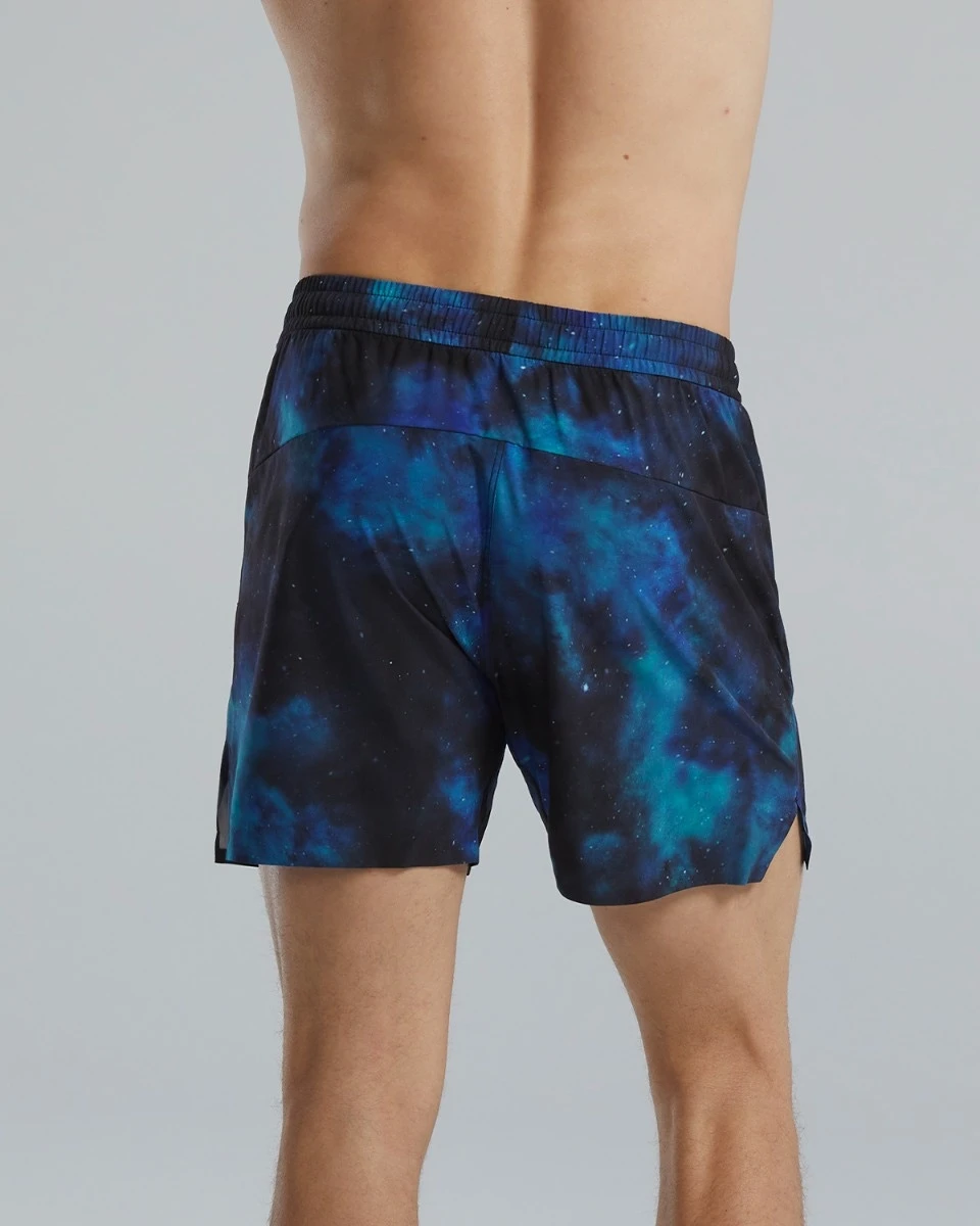 TYR Hydrosphere™ Men's Unlined 6" Momentum Shorts - Cosmic Night 4 TYR Hydrosphere™ Men's Unlined 6" Momentum Shorts - Cosmic Night - Image 2