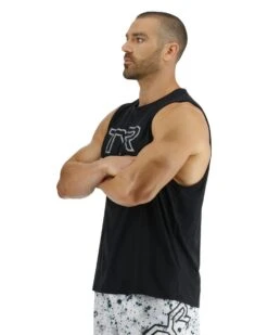 TYR ClimaDry™ Men's Big Logo Tech Tank - Solid / Heather 11 TYR ClimaDry™ Men's Big Logo Tech Tank - Solid / Heather -TYL Clothing Shop mmtkso3a 001 alt03