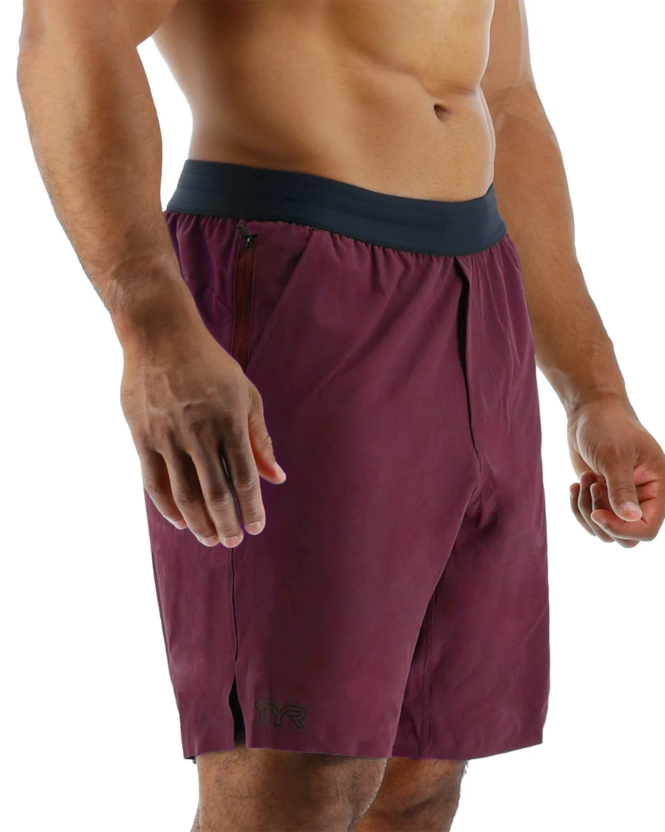 TYR Hydrosphere™ Men's Unlined 7" Unbroken Shorts - Solid 9 TYR Hydrosphere™ Men's Unlined 7" Unbroken Shorts - Solid - Image 7