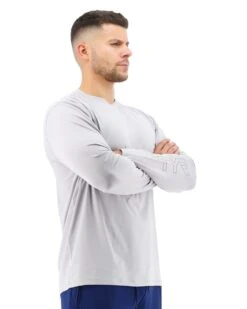 TYR Men's SunDefense Long Sleeve Shirt 23 TYR Men's SunDefense Long Sleeve Shirt -TYL Clothing Shop tsmls7a 050 alt06 4