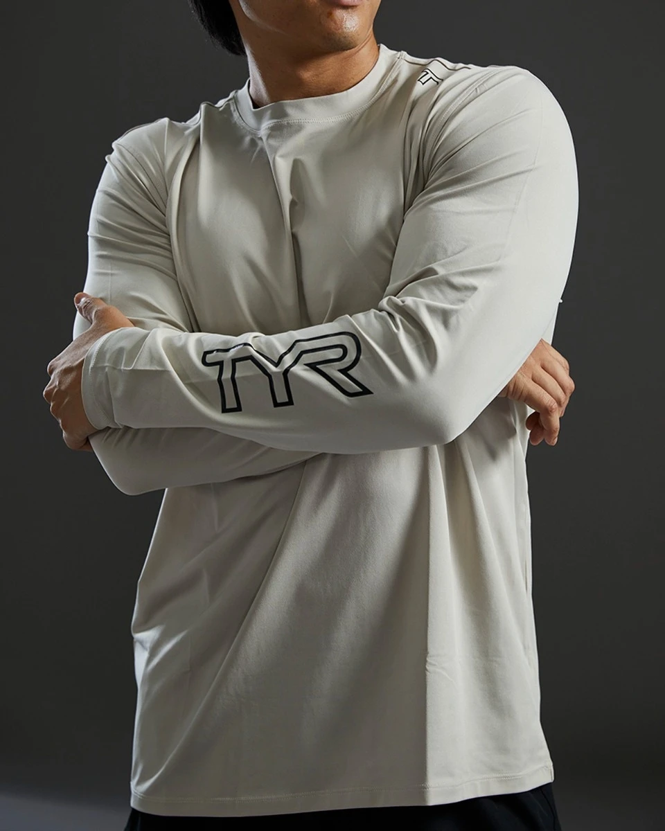 TYR Men's SunDefense Long Sleeve Shirt 18 TYR Men's SunDefense Long Sleeve Shirt - Image 16