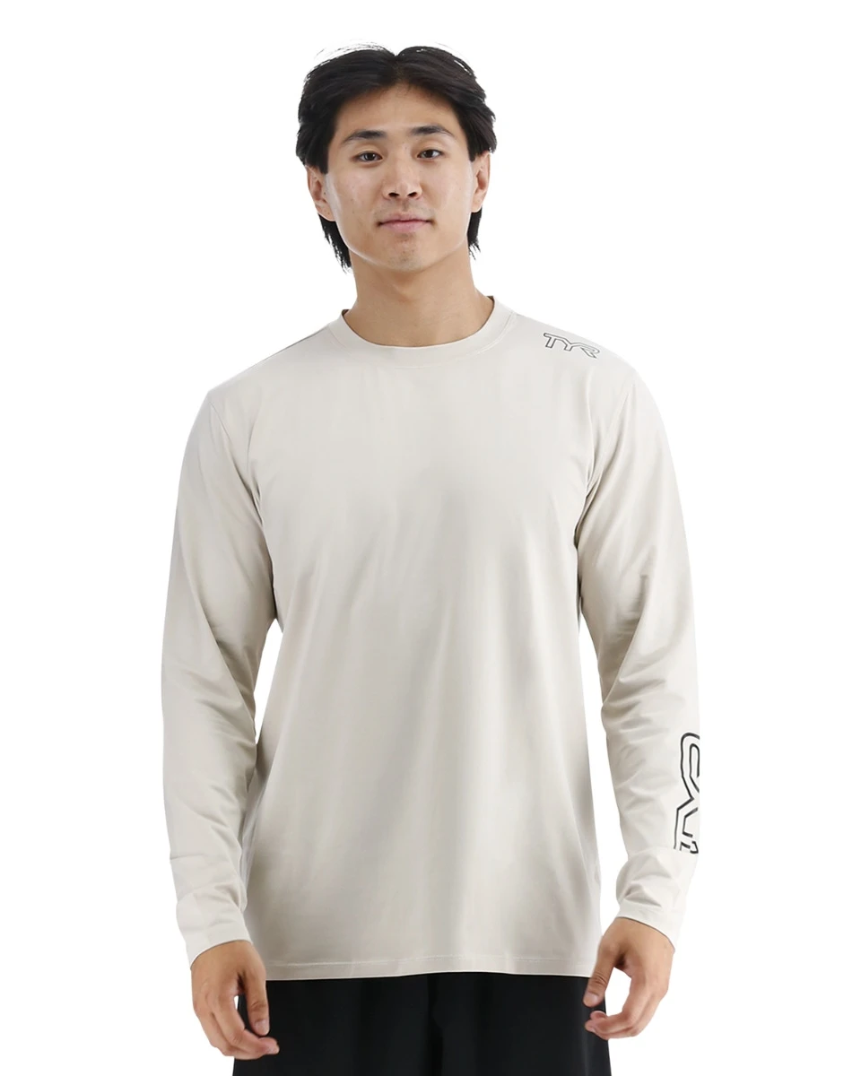 TYR Men's SunDefense Long Sleeve Shirt 9 TYR Men's SunDefense Long Sleeve Shirt - Image 7