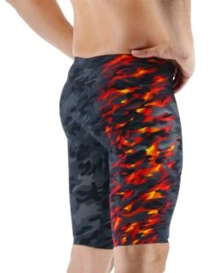 TYR Men’s Venzo™ Jammer Swimsuit - Camo Fire -TYL Clothing Shop vzcflw6a 937 alt05